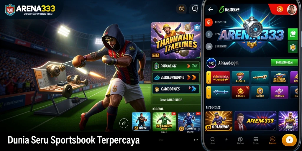 Tampilan gameplay menarik dari ARENA333 dengan berbagai pilihan taruhan.