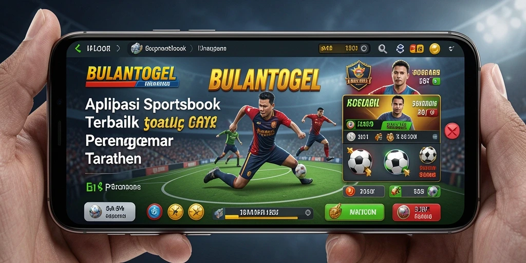 Tampilan menarik dari aplikasi BULANTOGEL saat memainkan taruhan olahraga.
