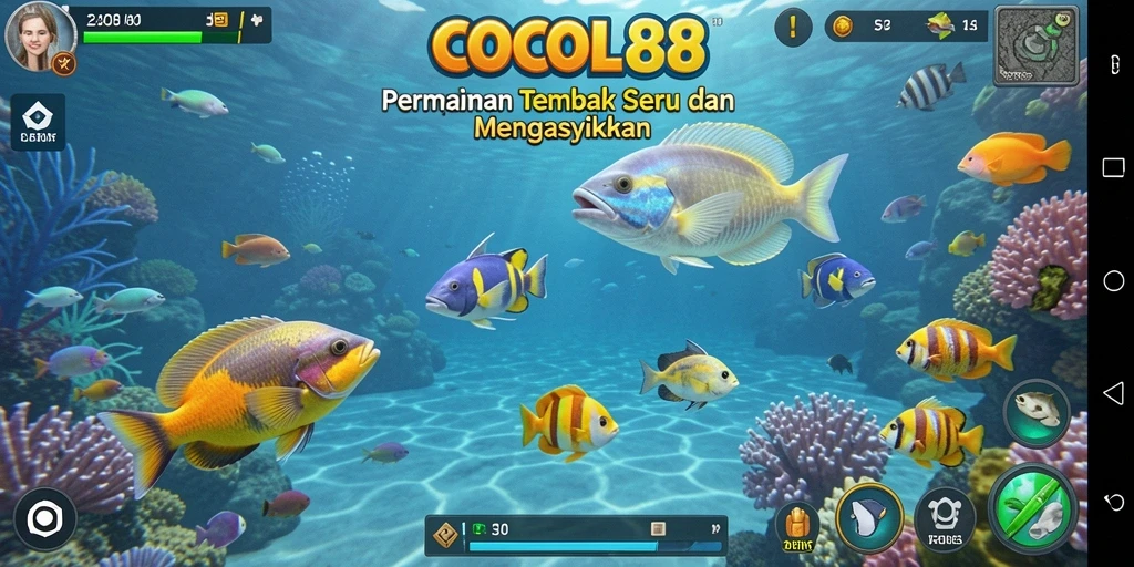 Tampak menariknya gameplay Tembak Ikan di COCOL88.