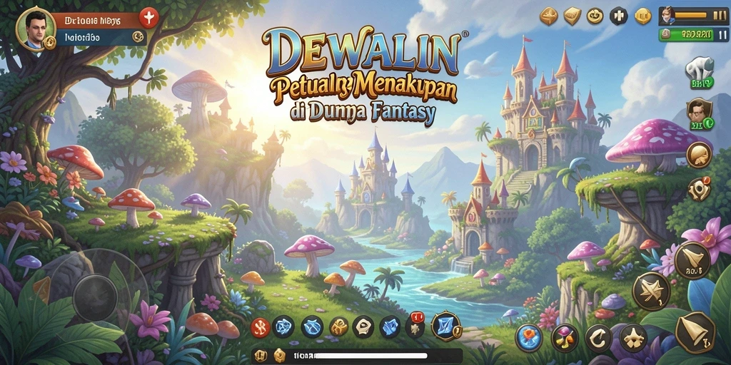 Screenshot gameplay DEWALIN menunjukkan aksi petualangan yang mendebarkan.