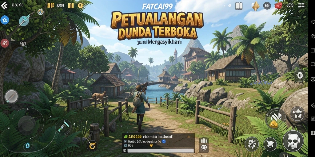 Tangkapan layar FATCAI99 menunjukkan gameplay menarik di dunia terbuka.