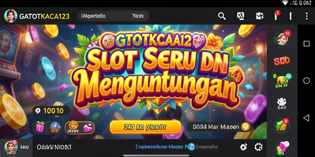 Tampilan gameplay Slot yang mengasyikkan di GATOTKACA123.