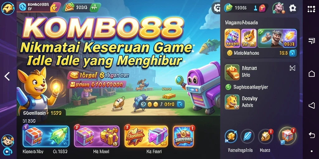 Tampilan gameplay KOMBO88 yang seru dan menarik.