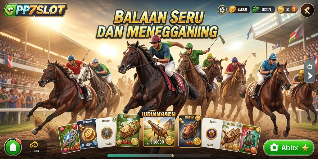 Gameplay balapan seru dan action-packed di PP7SLOT.