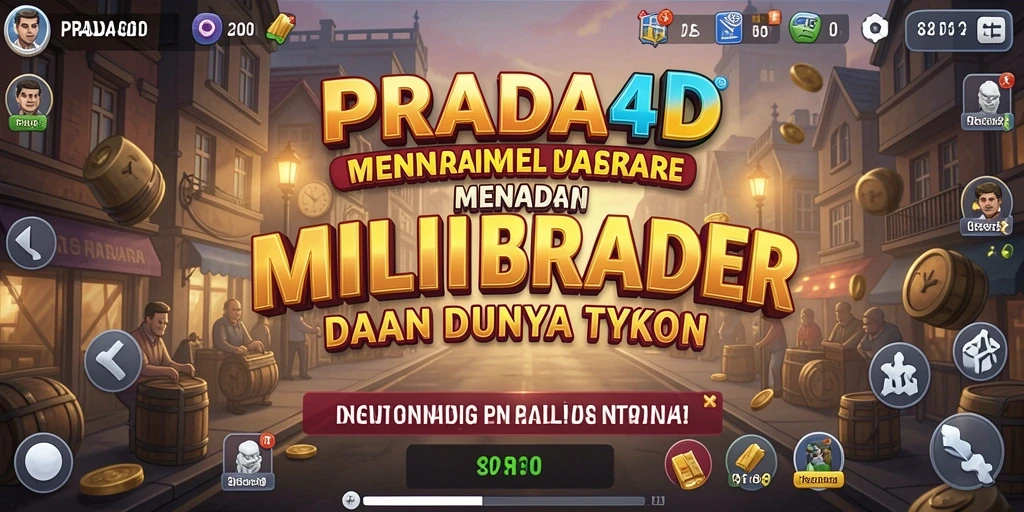Tangkapan layar PRADA4D yang menunjukkan gameplay seru dan strategi Tycoon.