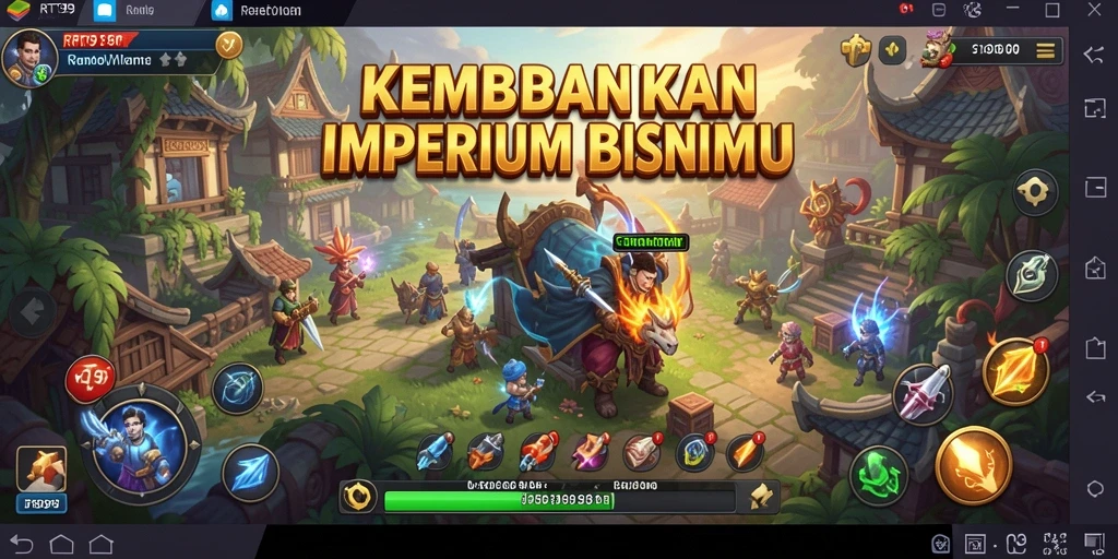 Menampilkan gameplay menarik dan strategi bisnis di RT99.