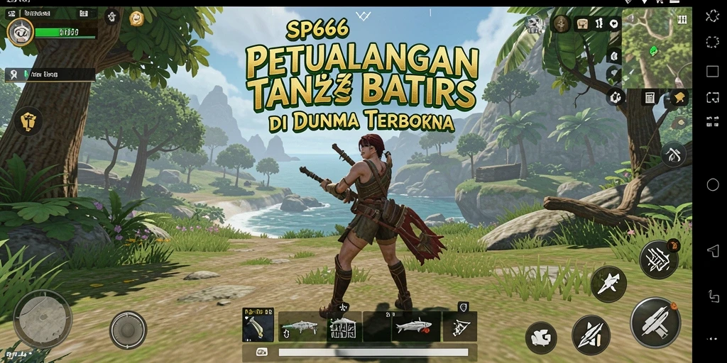 Tangkapan layar gameplay SP666 di dunia Open World yang memukau.