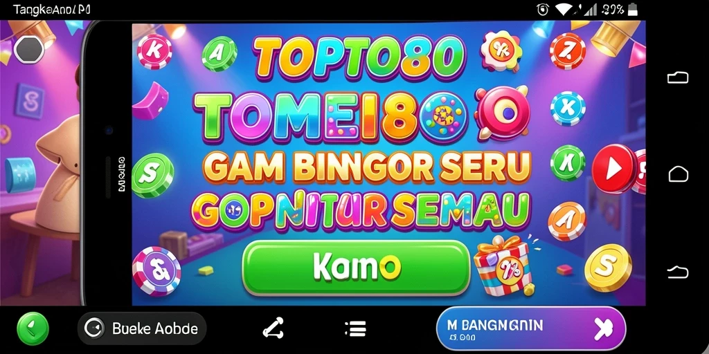 Gameplay menarik TOTO80 dengan suasana Bingo yang seru.