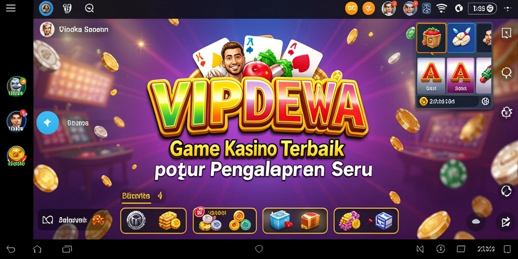 Tampilan grafis menakjubkan dari permainan Kasino di VIPDEWA.