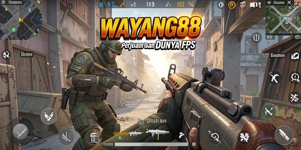 Screenshot menunjukkan aksi intens dalam permainan FPS.